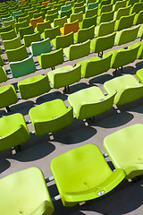 Image showing Stadium seats