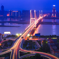 Image showing night view of city