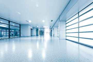 Image showing walkway of airport