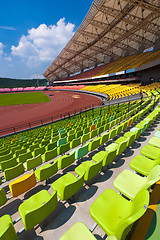 Image showing Stadium seats