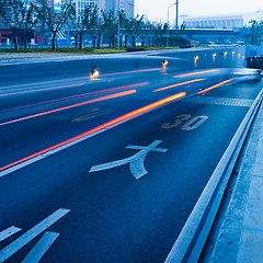 Image showing light trails