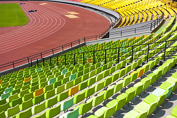 Image showing Stadium seats