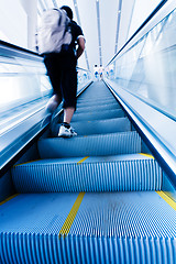 Image showing escalator  