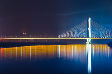 Image showing bridge night