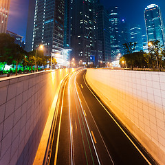 Image showing light trails