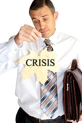 Image showing finance crisis