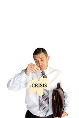 Image showing finance crisis