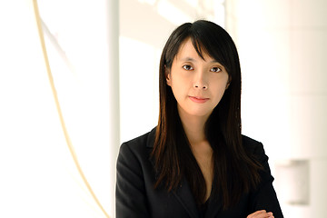 Image showing asian business woman