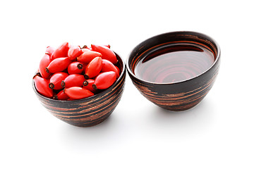 Image showing rose hips tea