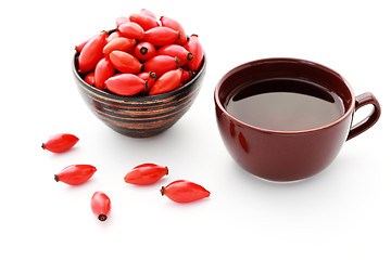 Image showing rose hips tea