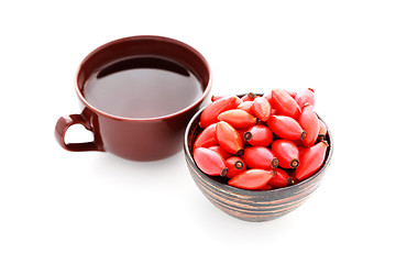 Image showing rose hips tea