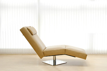 Image showing Trendy sofa leather