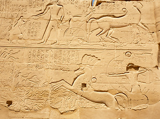 Image showing ancient Egyptian bas-relief