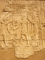 Image showing ancient Egyptian bas-relief