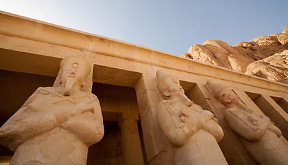 Image showing Egyptian statues