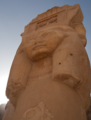 Image showing column in Hatshepsut Temple, Egypt, Luxor