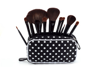 Image showing make-up brushes