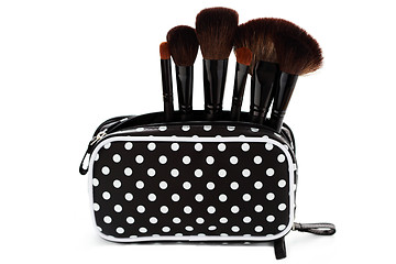 Image showing make-up brushes