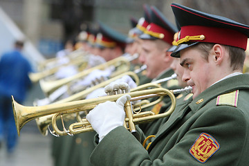 Image showing Military orchestra