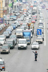 Image showing Road policeman