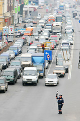 Image showing  Road policeman