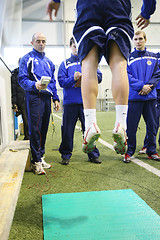 Image showing Soccer training