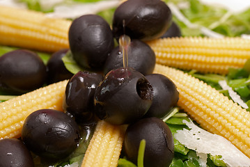 Image showing Baby corn salad