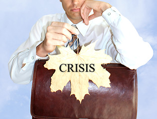 Image showing finance crisis
