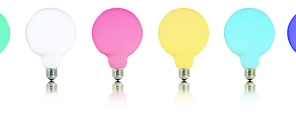 Image showing Multicolor bulb