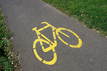 Image showing Bicycle road