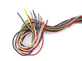 Image showing Multicoloured wire