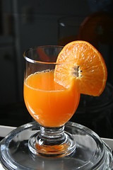 Image showing Fresh orange juice