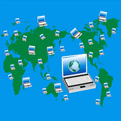 Image showing Computer world