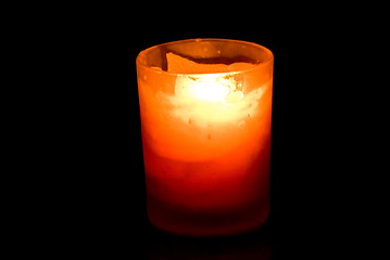 Image showing light of decorative candles