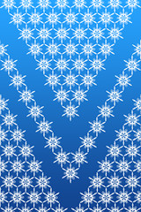 Image showing Beautiful snowflakes background 