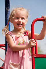 Image showing portrait of blonde little girl