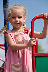 Image showing blonde little girl