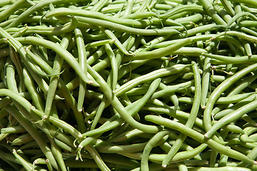 Image showing green haricots