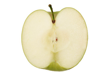 Image showing Half apple