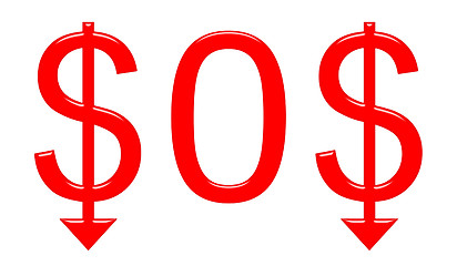 Image showing Dollar SOS 