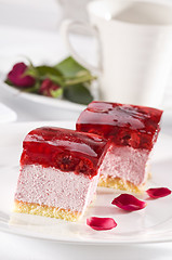 Image showing Cherry cake