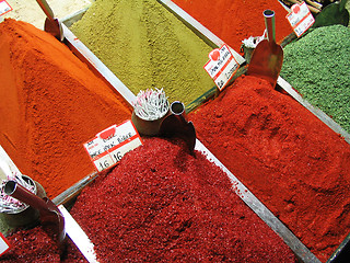 Image showing Egyptian Spice Bazaar in Istanbul, Turkey