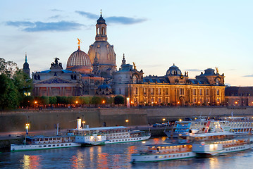 Image showing dresden sunset