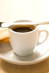 Image showing Coffee and dessert