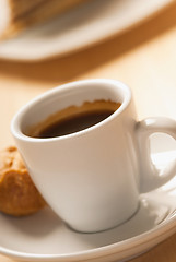 Image showing Coffee and dessert