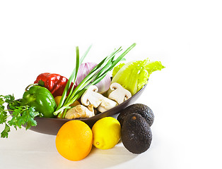 Image showing assorted vegetables and fruits