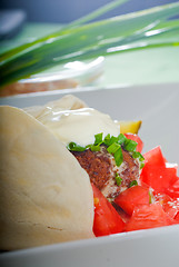 Image showing falafel wrap