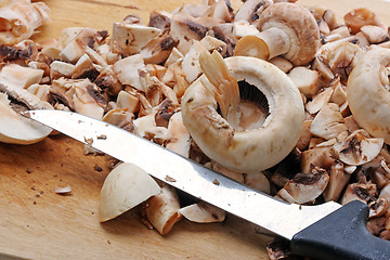 Image showing Fresh mushrooms