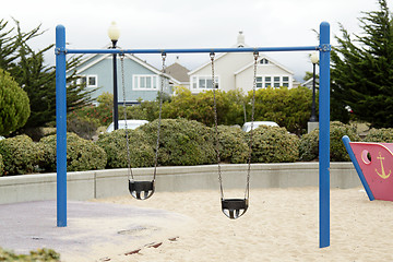 Image showing Swing on playground