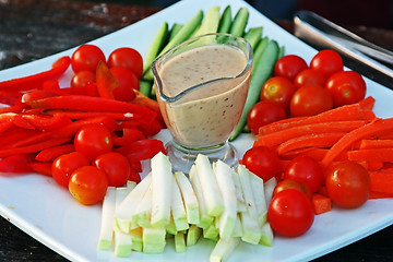 Image showing The salad